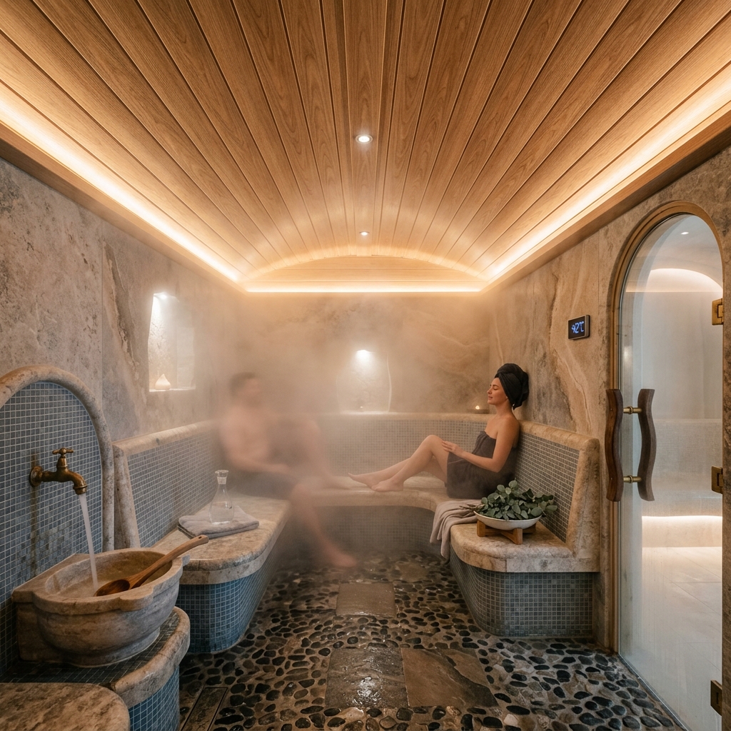 Hamam ve Spa Merkezleri İçin Nemden Etkilenmeyen Tavan Kaplamaları